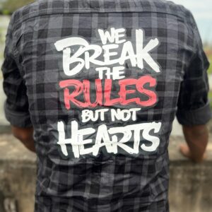 Back printed shirt (black)